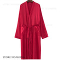 Plus Size Men's Robe Sleepwear Loose Silk Satin Kimono Bathrobe Gown Spring Summer New Casual Homewear Night Clothes Male Pajama