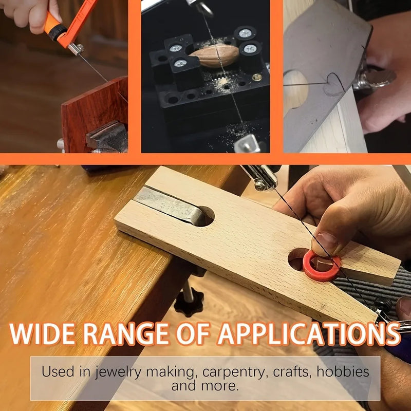 Professional Jeweler's Saw Tools Set U - Shaped Bow with Blades Mini Hand for Metal and Craft Cutting - Visuel 2 | SAMAG