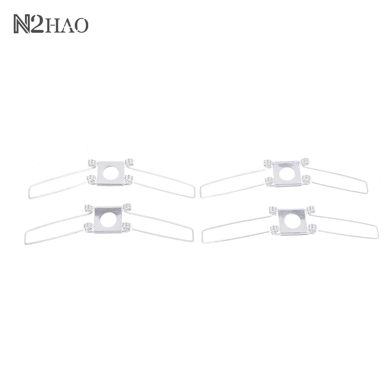 4Pcs 2-Forks 3-Forks Galvanized Fixing Spring Clip Spring Buckle For Fixing Lampshade Shrapnel DIY For Pandent Lamps Lanterns