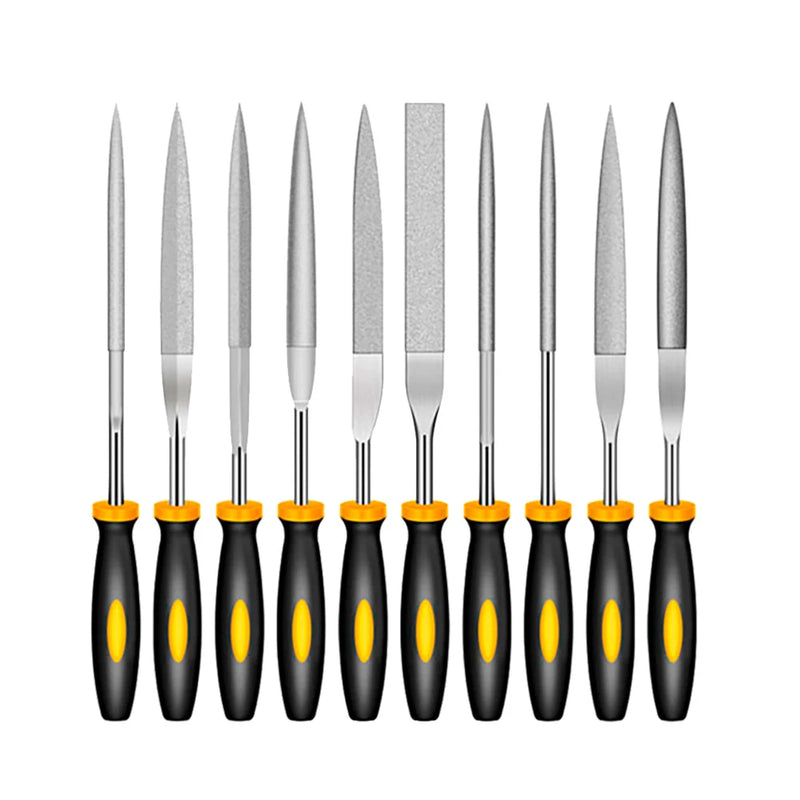 10pcs 3D Model File Cutter Scraper Engraving File Needle Deburring Kit Sanding Tools DIY 3D Printer Parts Grinding Trimming Tool