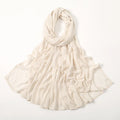 2024 Muslim Modal Rayon Cotton Hijab Shawls For Women Plain Scarf Big Size Headscarf Islamic Turban Headband 190*85cm