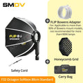 SMDV Flip 32 Quickly Release Parabolic Out Door Softbox for Godox Flash Soft box V1 AD100PRO AD300PRO V860III AD200
