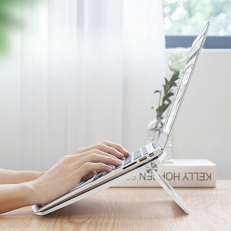 Laptop Height-adjustable Stand - Universal Cooling Tray for Tablets - Cervical Support Height-increasing Base