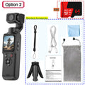4K Ultra HD Pocket Gimbal Stabilizer Action Camera 330° Face Tracking 18x Zoom 1.72" Touch Screen Wi-Fi Vlog Portable Sports Cam