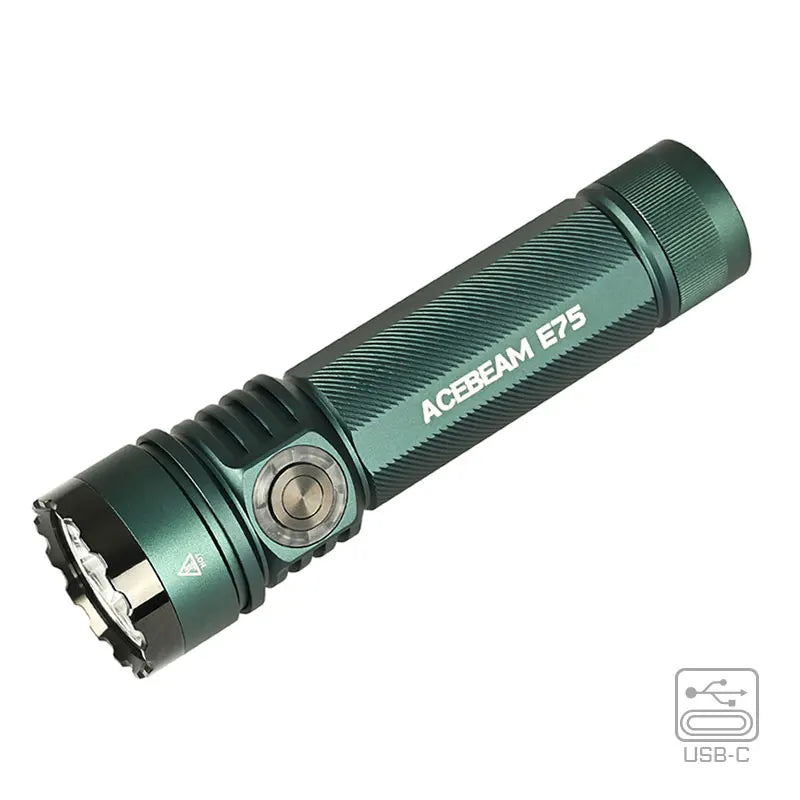 ACEBEAM E75 Quad - Core LED Flashlight USB C Rechargeable - View 9 | SAMAG
