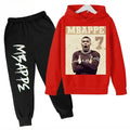Spring Autumn Children's Hoodie Set Mbappe Print - View 30 | SAMAG