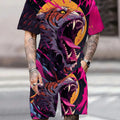 Summer new daily casual men's T - shirt and shorts set, urban street fashion sleeved outdoor sports - View 5 | SAMAG