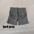 DF L0G0 Women Impact High Waist Seamless Hip Lifting Shorts Elastic Breathable Fitness Yoga Running Workout Shorts