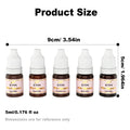 5 Colors 5ML Eyebrow Region Tattoo Ink Set Semi Permanent Makeup Tattoo Eyebrows Eyeliners  Pigments Beauty Tattoo Art Supplies