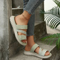 2026 Women's Thick Sole Slippers Sandals Plus Size Lightweight Sweet Slipper Beach Sandal for Woman Sandalias De Mujer Verano