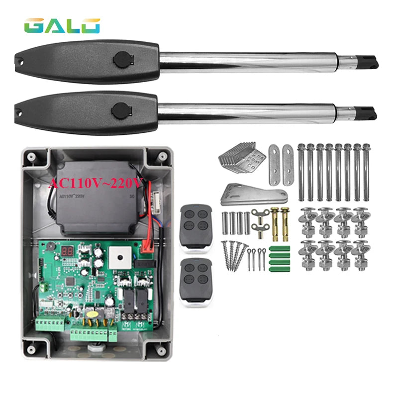 Electric Gates / Electric Swing Gate Opener For 400KG Butterfly Door/Swing Gate Motorcycle With Remote Control Full Kit Optional
