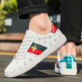 Brand Fashion Embroidered Bee Shoes Man Quality Genuine | SAMAG