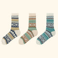 Men's Dress Socks, Cotton Crew 3 Pairs, Breathable | SAMAG