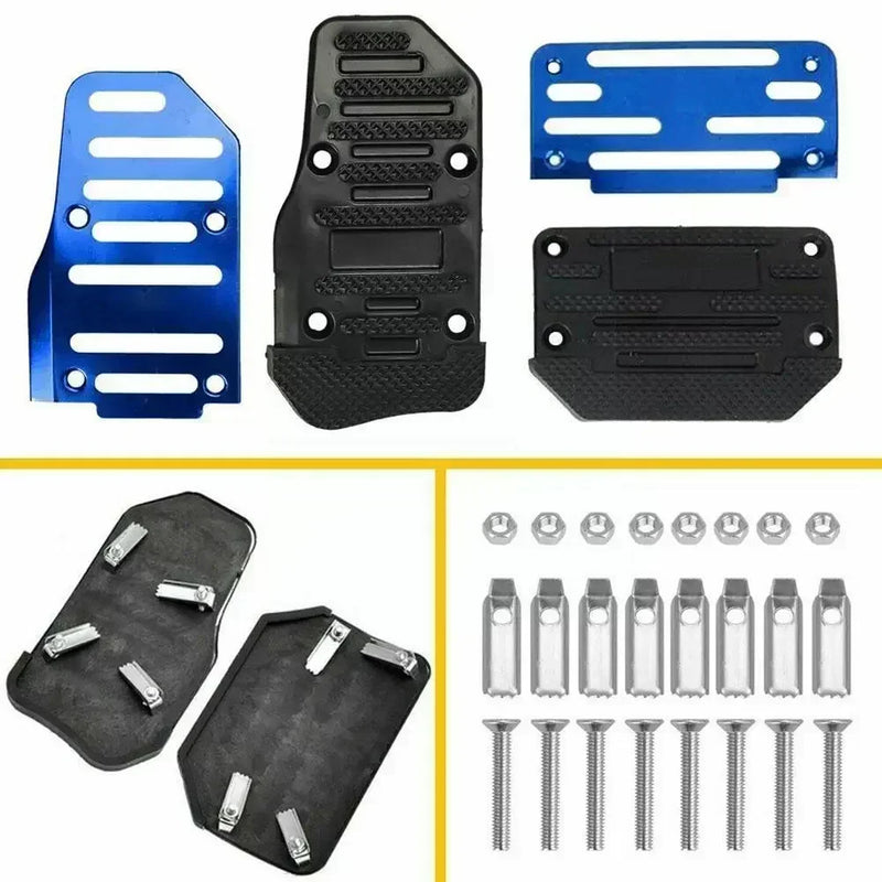 Accelerator pedal cover, anti-skid pedal, brake kit, automatic transmission car pedal, universal aluminum alloy car parts