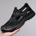 New Summer Sandals Breathable Men Shoes Mesh Outdoor Men Hollow Sandals Antiskid Beach Sandals Flats Footwear Zapatillas Hombre