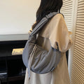 New Comfortable and Versatile Texture Hobo Bags Women Crossbody Bags Large Capacity Lightweight Casual Storage Bags Fashionable