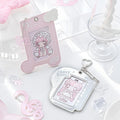 Cute  Photocard Keychain Case - Clear PVC Card Holder with Key Ring for Backpack, Protective Display Sleeve for Idol Photo, Gift for Fans Collectors