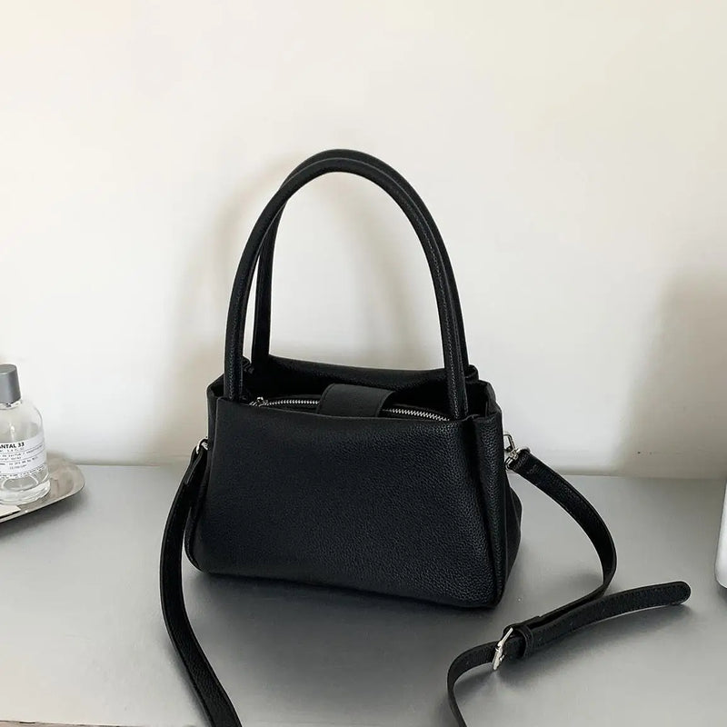 Vintage Ladies Messenger Bag New Boston Handbags for Women shoulder bags PU Leather Luxury Square Bag small female totes