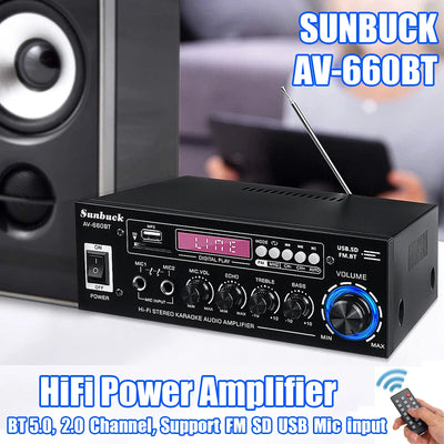AK35/AV-660BT Audio Power Amplifiers 2 Channel | SAMAG