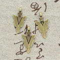 20pcs Charms Indian Arrowhead Dagger 28x15mm Handmade Pendant Making fit,Vintage TibetanBronze,DIY For Necklace