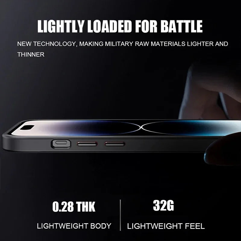 Translucent Original Case For iPhone 15 16 14 13 17 12 Pro Max For Magsafe Magnetic Wireless Charge Lens Protector Matte Cover