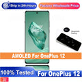 100% Tested Original AMOLED 6.82'' Replacement For OnePlus 12 LCD Display PJD110, CPH2573, CPH2581, CPH2583 Touch Screen