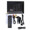 LEADSTAR D9-1 Portable TV DVB-T2 ATSC ISDB-T tdt DTT 9 inch Digital and Analog Television mini small Car TV Support H.265 AC3