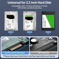 Transparent HDD Case HDD Enclosure 2.5 Inch SSD SATA To USB2.0 Type-C Adapter Portable External Hard Drive Box Tool-Free