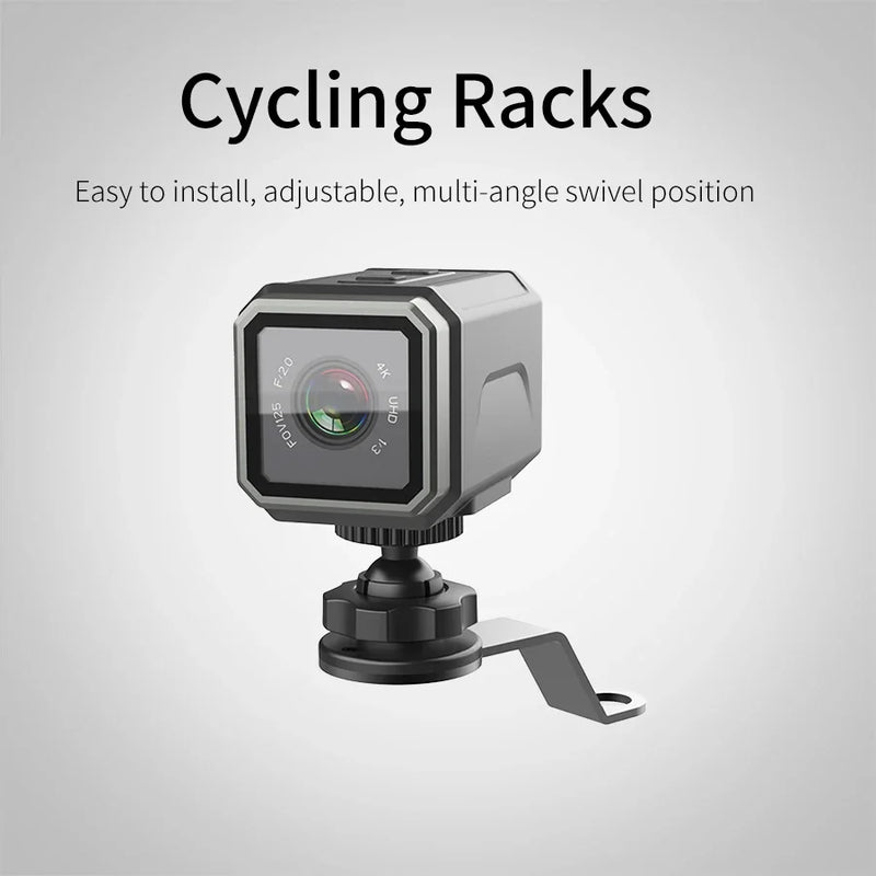 HD 4K 2K Digital Cycling Camera Small Outdoor Action Sports DV Waterproof Helmet Camorder Bicycle Recorder Clip Mini Body Camera
