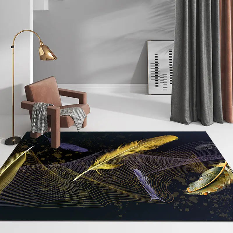 Modern Luxury Rugs Living Room Decoration Home Large Carpet for Bedroom Children's Room Decor Floor Mats Green Porch Doormat