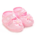 Pink Newborn Baby Baptismal Shoes Are Soft - View 9 | SAMAG