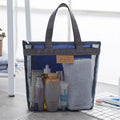 Travel Beach Bags Large Capacity Storage Bag Women Portable Outdoor Toiletries Swimming Mesh Storage Cases Travels Organizer Kit