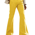 Men's Linen Flare Suit Pants Retro High Waist Slim Fit - View 16 | SAMAG