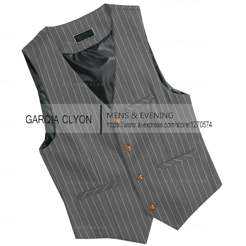 Mens Suit Vest 1920s Mens Vest Slim Fit Formal Business Gangster Waistcoat Striped Tops Cropped Tank Tops 2024 Vests