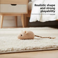 New Cat Toy Simulation Plush Grass Mouse Self Entertaining Chew Resistant Interactive with Catnip for Kitten Pet Play