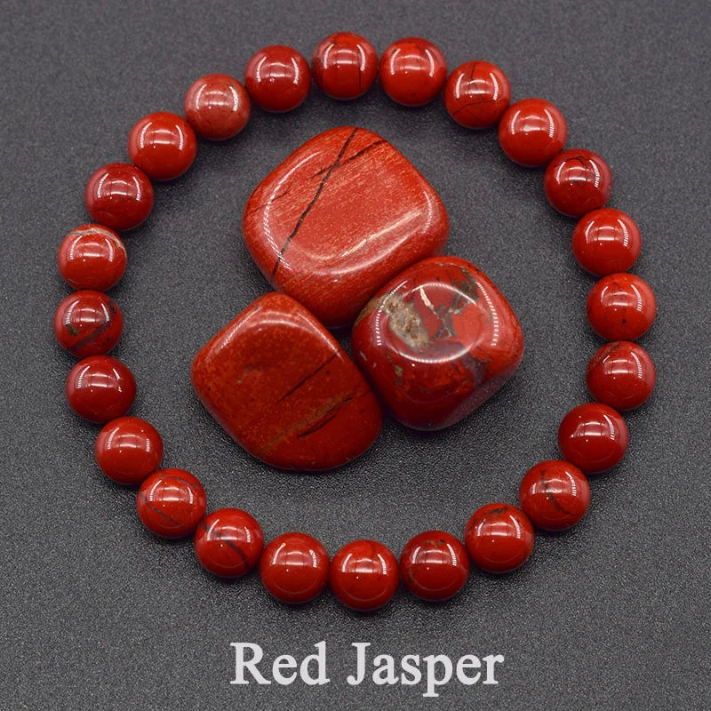Genuine Tree Patterned Agates Beads Bracelet Woman Real Natural Moss Man Energy Stones for Healing - Visuel 28 | SAMAG