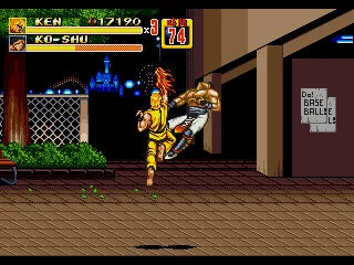  MD SOR2 the World Warrior Air Combo Special Edition 16 Bit Game Card For Mega Drive