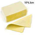 10x6.3cm/8x8cm/8x6cm Silver Clean Polishing Cloth Soft | SAMAG