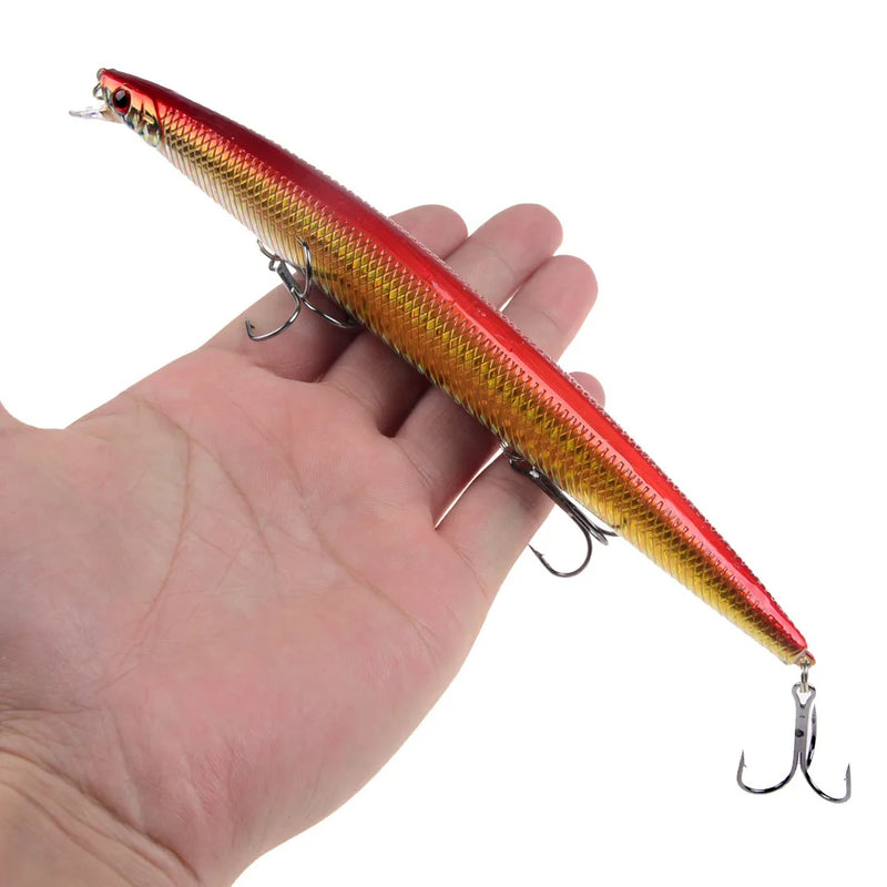 16 Colors 18cm 24g Minnow Fishing Lure Laser Crankbait | SAMAG