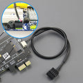 M.2 E Key to PCIe WiFi Adapter for M.2 4/5/6/6e/7/Coral TPU Module - Visuel 2 | SAMAG
