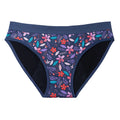 Teens Period Panties Printed Floral Fabric Girls Cotton Underwear 4-Layer Leakproof Heavy Flow Menstrual Panties Briefs