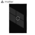 Matter smart switch  Alexa Google No APP required Intelligent Control Scan QR Code to Connect Touch Light Switch