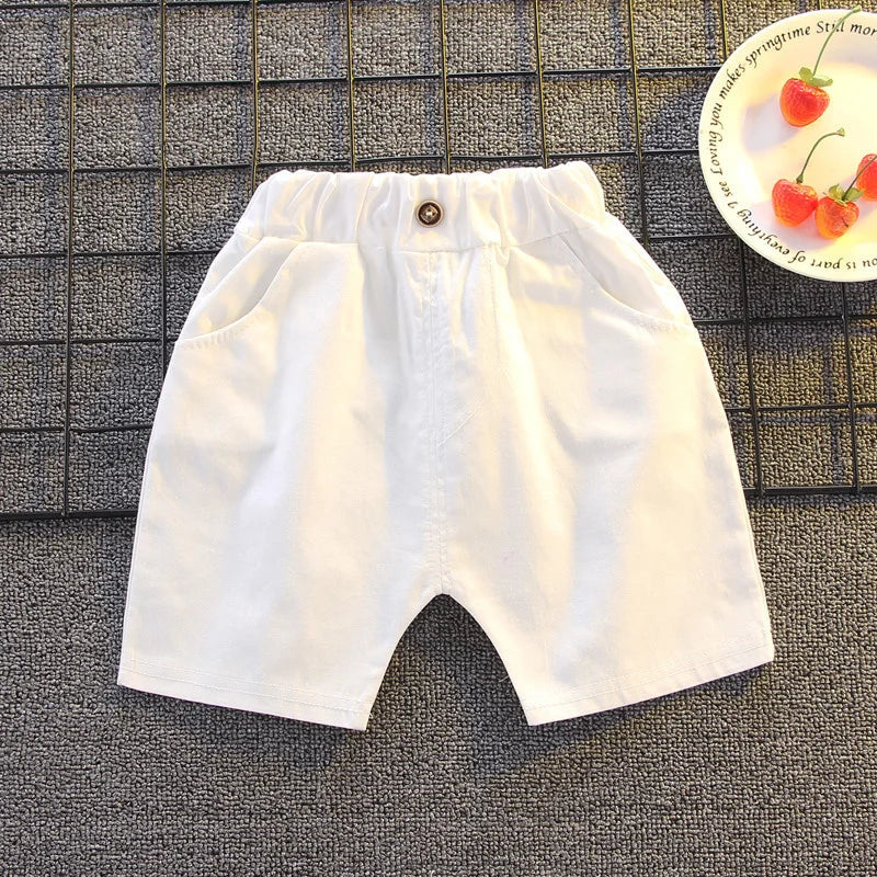 Boys Girls Stripes Sets Summer Kids Short Sleeve - View 5 | SAMAG