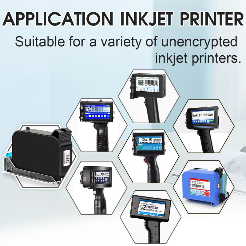Yhan 2588 compatible quick-dry ink cartridge 12.7mm print height universal for unencrypted handheld printer