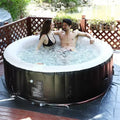 Portable Inflatable Hot Tubs 180/210cm 2 Person Spa Tub Pool with Cover for Outdoor Home Garden Jacuzzi