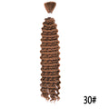 Synthetic Curly Deep Wave Bulk hair For Braiding 20inch No Weft Deep Wave For Braiding Micro Faux Braiding Hair for Boho Braids