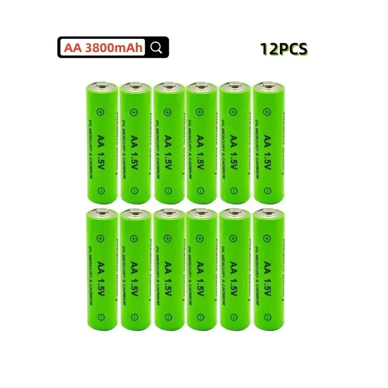 2-40PCS AA Battery 3000mAh Rechargeable Battery 1.5V AA Battery for Clocks Mice Computers Toys So on Toys