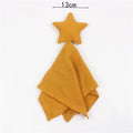 Baby Security Blanket Soft Cotton Muslin Comforter for Newborn Infant Sleeping Snuggle Toy Stuffed Animal Soothe Appease Towel