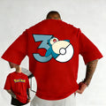 Pokémon 30th Anniversary Snorlax Printed T - shirt Summer - View 5 | SAMAG