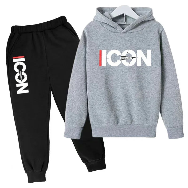 Children's Hooded Sweatshirt with Letters - 3-13 Years | SAMAG